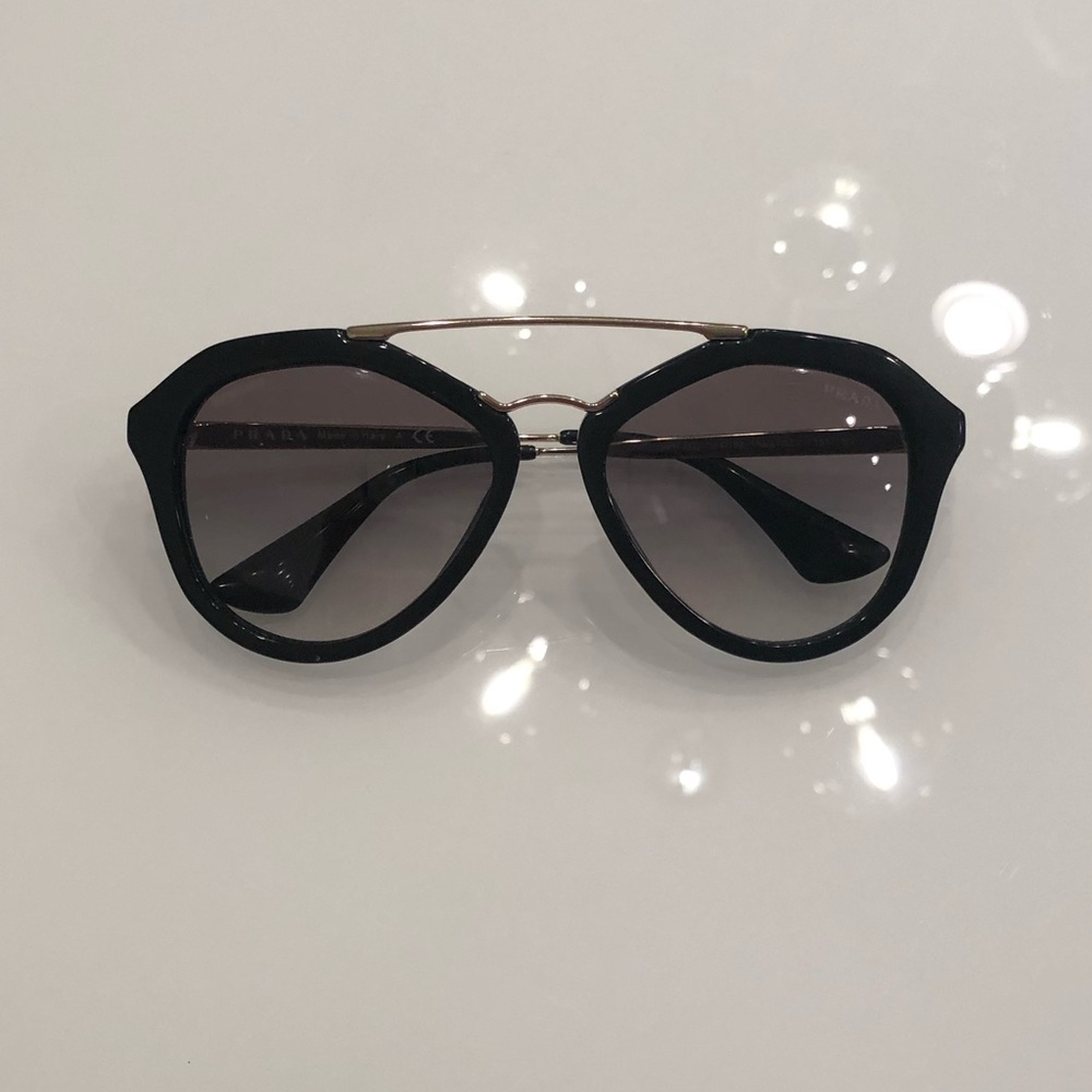 PRADA 12QS Sunglasses 1AB-0A7 - Gloss Black